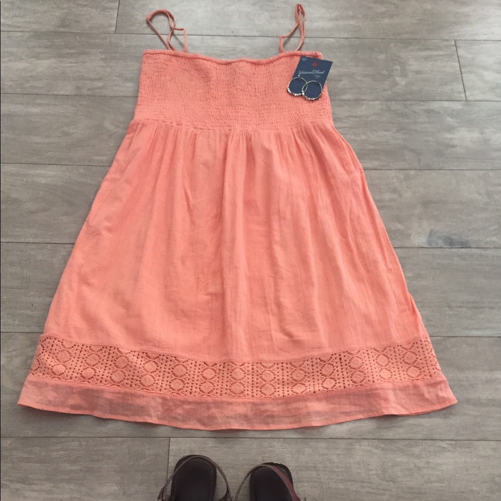 Orange 🍊 Cotton Gap Dress 🧡 - Picture 2 of 4